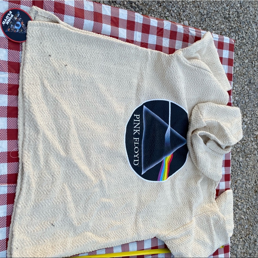 PINK FLOYD MEDIUM M new pocket BAJA HOODIE PONCHO
